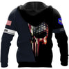 Skull Gift Gift For Army Phoenix PD Skull Law Enforcement US Unisex Size Hoodie