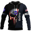 Skull Gift Gift For Army Phoenix PD Skull Law Enforcement US Unisex Size Hoodie