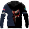 Skull Gift Gift For Army British Royal Air Force Skull US Unisex Size Hoodie