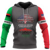 American Grown African Roots Black Pride Hoodie US Unisex Size Hoodies