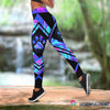 Girl Loves Dogs Legging Hollow Tank Combo Leggings Set HG Gifts For Dog Lovers