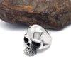 Titanium Steel Retro Skull Ring