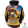 I m A Gummy Old Caterpillar Operator My Lever Is Sarcasm Depends On Your Level Of Stupidity Heavy Equipment Operator Hoodie HG