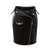 Gothic Zipper Skirt