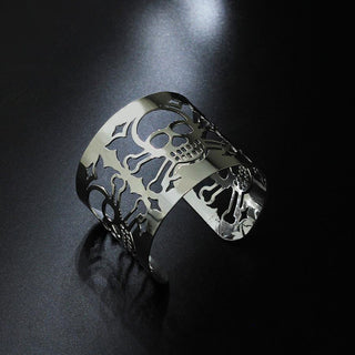 Skull Metal Bangles - designfullprint