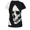 New Tops 3D Skull Print T shirts - designfullprint