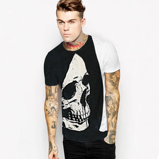 New Tops 3D Skull Print T shirts - designfullprint