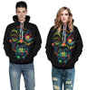 Black Tattoo 3D Skull Hoodies