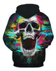 Skull Gift Colorful Int Skull Hoodies