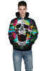 Skull Gift Colorful Int Skull Hoodies