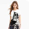 3D Skull O neck White T shirts - designfullprint