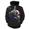 3D Skull Printed Women Hoodie - designfullprint