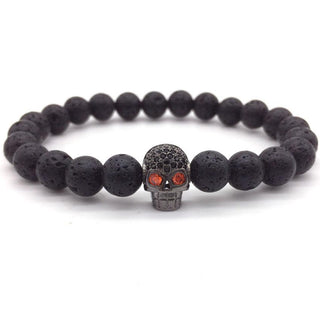 Skull Head Charm Bracelet