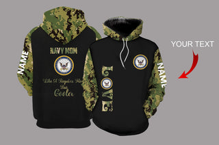 Gift For Mom Navy Mom New Personalized US Unisex Size Hoodie