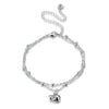 Skull Pendant Silver Plated Anklets - designfullprint