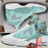 Skull Gift Teal November Girl Skull JD 13 Shoes HG