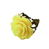 Hollow Out Flower Resizable Gothic Finger Ring