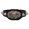 Cuff Rope Wide Leather Skull Bracelets