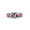 Crystal Cubic Zircon Fashionable Skull Rings