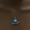 Hollow Skull Glowing Stone Necklaces