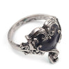 Vintage Punk Heart Skull Rings