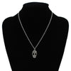 Vintage Silver Tone Skull Jewelry