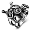 Steampunk Steam Engine Biker Ring - designfullprint