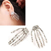 Skull Bone Skeleton Hand Earrings