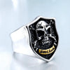Vintage Punk Biker Stainless Steel Skull Rings