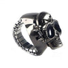 Fashionable Black Skull Titanium Steel Ring