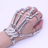 Gothic Punk Finger Skeleton Bracelet for Women