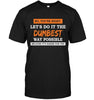 No, You're Right, Let's Do It The Dumbest Way Possible Because It's Easier For You T-shirt - designfullprint