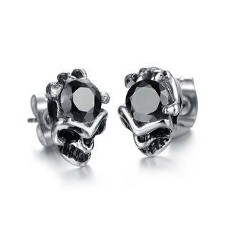 Big Skull Earrings - designfullprint