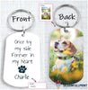 Once By My Side Personalized Key Chain HG Gifts For Dog Lovers