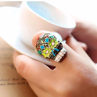 Cool Gothic Adjustable Skull Ring