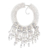 Luxurious Gun Metal Chunky Chain Skull Necklaces