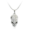 White Crystal Skull Necklace
