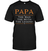 Papa, The Men, The Myth, The Legend Unisex T-shirt - designfullprint
