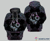 Gift For Hippie Personalized Hologram Live By The Sun Love By The Moon Unisex Hoodie HG