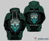 Gift For Wolf Lover Personalized My Spirit Animal Is A Wolf Mandala US Unisex Hoodie HG