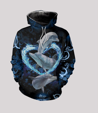 Personalized  New Dolphin Lovers US Unisex Size Hoodie