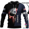 Gift For Army Gifts for Police Officers Personalisierte Strafverfolgung Hoodie US Police Hoodie Schädel Unisex US Size Hoodie
