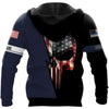 Skull Gift Gift For Army Gifts for Police Officers Personalized Law Enforcement Hoodie US Police Hoodie Skull Unisex US Size Hoodie