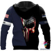 Skull Gift Gift For Army Gifts for Police Officers Sweat À Capuche Personnalisé De La Police Américaine Sweat À Capuche Skull Unisexe Taille Américaine
