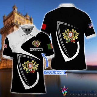Portugal National Symbol Personalized Polo Shirt NHD