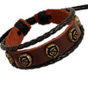 Punk Fashion 3 Layers Skull Bracelet