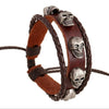 Punk Fashion 3 Layers Skull Bracelet