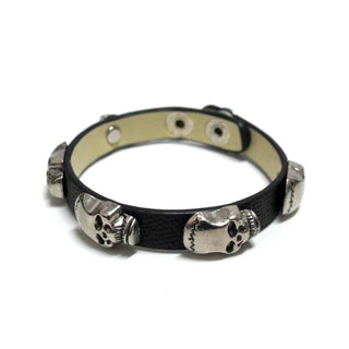 Punk Skull Charm Bracelet