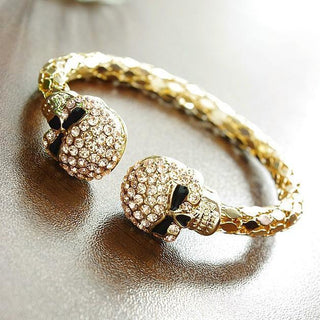 Crystal Skull Bracelet