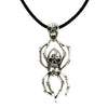 Spider Body Skeleton Head Pendant Necklace